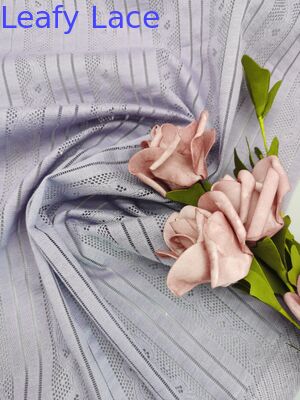 Tejido de Ojal Bordado Fabricante de Encaje OEM para Diseñadores de Moda